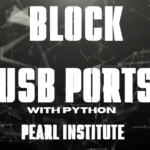 Block USB with Python