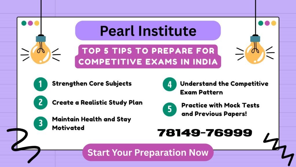 Top 5 Tips to Prepare for Competitive Exams in India