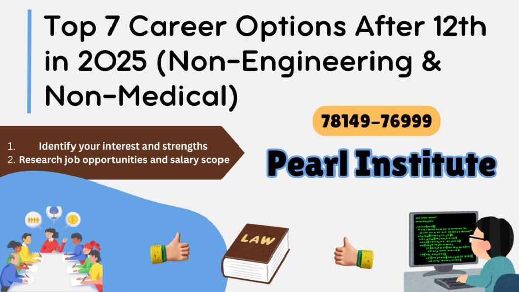 Top 7 Career Options After 12th in 2025 (Non-Engineering & Non-Medical)
