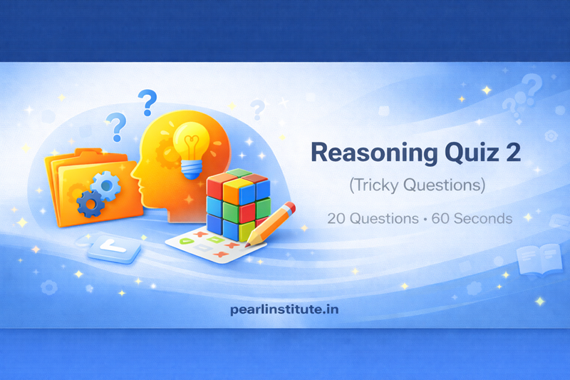 Reasoning Quiz 1 (Logical Basics)