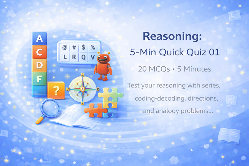 Reasoning: 5-Min Quick Quiz 01