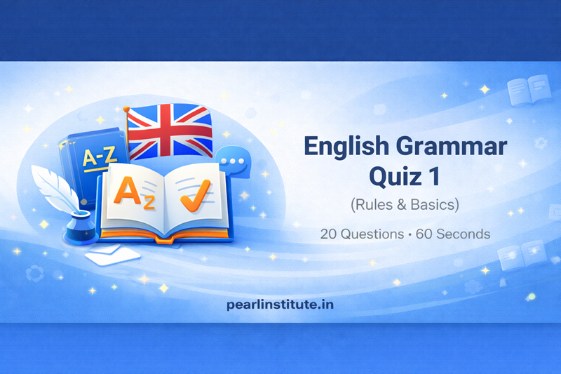 English Grammar Quiz 1 (Rules & Basics)
