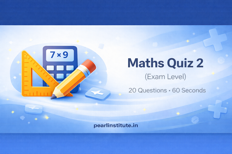 Maths Quiz 2 (Exam Level)