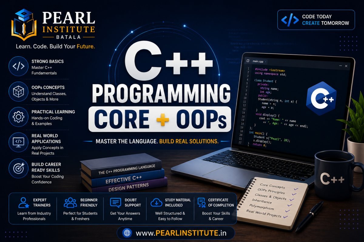 C++ Programming Core + OOPs