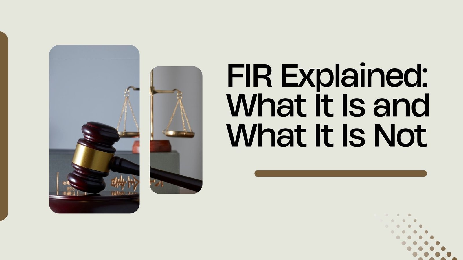 FIR Explained: What It Is and What It Is Not