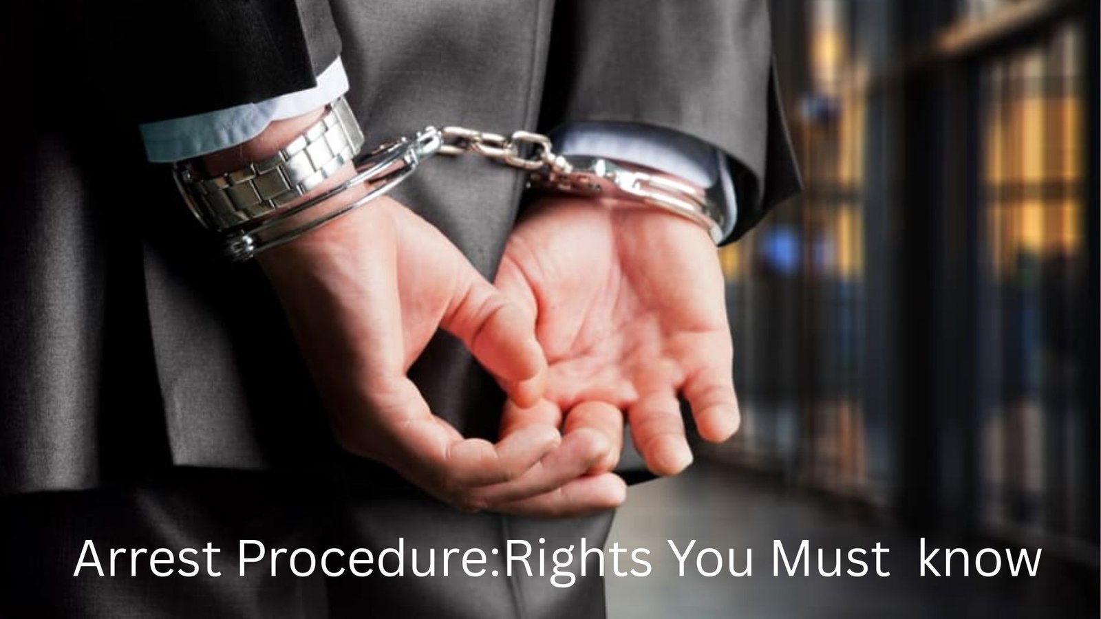 Arrest Procedure: Rights You Must Know