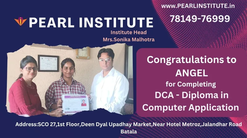 Angel DCA (Diploma in Computer Application) Course