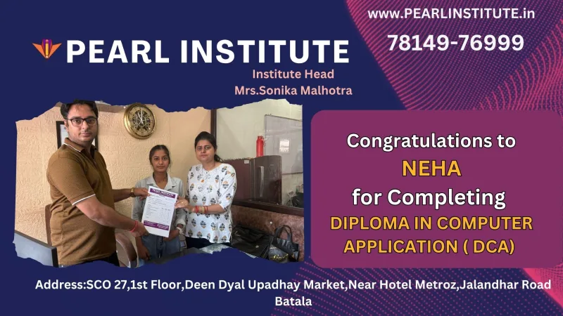 Neha DCA (Diploma in Computer Application) Course
