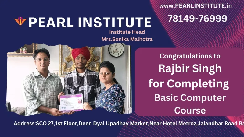 Rajbir Singh Basic Computer Course