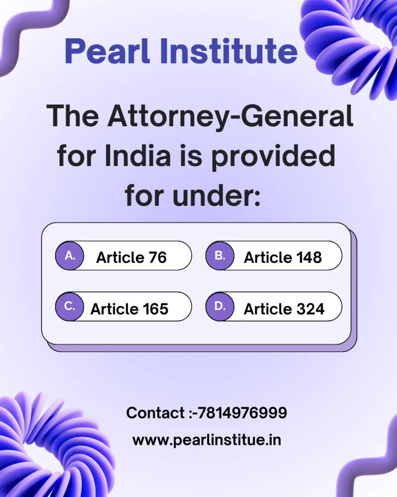 Indian Constitution Quiz: The Attorney-General for India is Provided For Under Which Article?